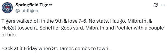 Courtland Result Tweet